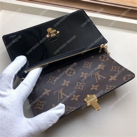 lv cherrywood wallet in black